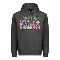 Charcoal Heather gymnastics grandma Premium Hoodie - MaliasSmallBusiness