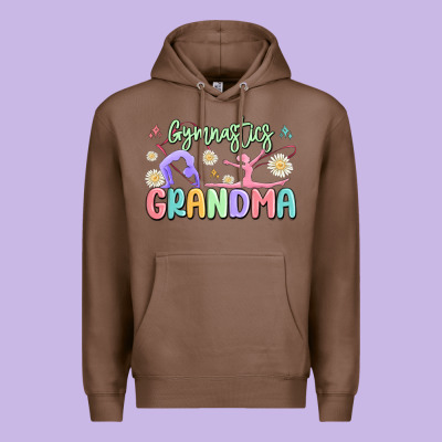 Gymnastics Grandma Premium Hoodie Designed By Maliassmallbusiness