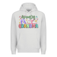 Dove Grey gymnastics grandma Premium Hoodie - MaliasSmallBusiness