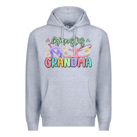 Heather Grey gymnastics grandma Premium Hoodie - MaliasSmallBusiness