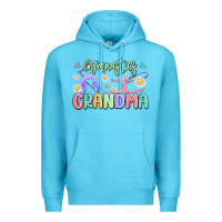 Ocean Blue gymnastics grandma Premium Hoodie - MaliasSmallBusiness