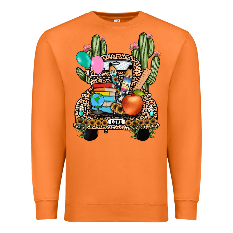 Farm Truck,back To School Premium Sweatshirt by JahusDesignShop | Teevron
