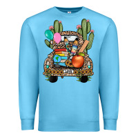 Ocean Blue farm truck,back to school Premium Sweatshirt - JahusDesignShop