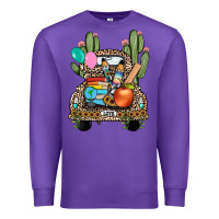 Purple farm truck,back to school Premium Sweatshirt - JahusDesignShop