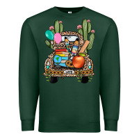 Sports Green farm truck,back to school Premium Sweatshirt - JahusDesignShop