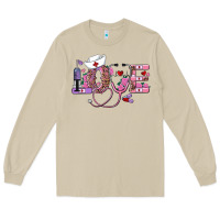Mushroom valentine's day nurse love Long Sleeve Tee - RanaPortraitStore