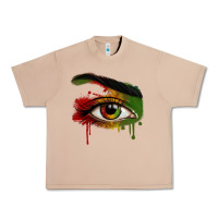 Burro Watercolor Juneteenth eyes Urban Heavy Tee - RanaPortraitStore