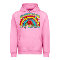 Fuchsia Pink educator of tiny humans Urban Hoodie - NancyCooperArtShop