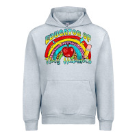 Heather Grey educator of tiny humans Urban Hoodie - NancyCooperArtShop