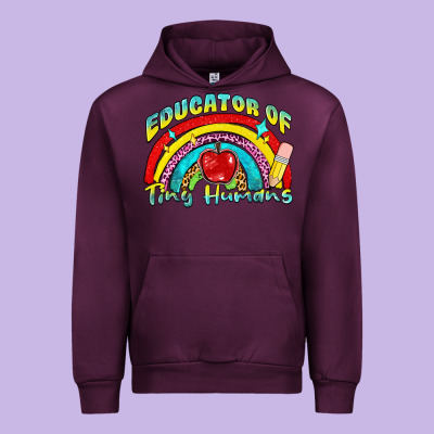 Educator Of Tiny Humans Urban Hoodie Designed By Nancycooperartshop