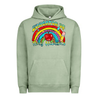 Pigment Oil Green educator of tiny humans Urban Hoodie - NancyCooperArtShop