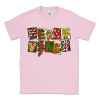 Bubblegum Pink Merry Vibes Classic Tee - FaDigitalArtStudio