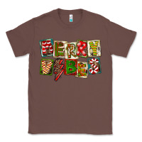 Chestnut Merry Vibes Classic Tee - FaDigitalArtStudio