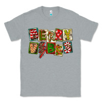 Heather Grey Merry Vibes Classic Tee - FaDigitalArtStudio