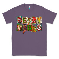 Lavender Merry Vibes Classic Tee - FaDigitalArtStudio