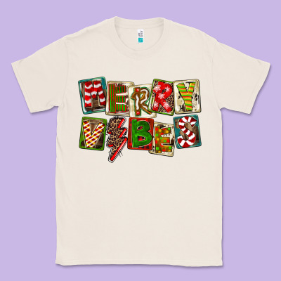 Merry Vibes Classic Tee Designed By Fadigitalartstudio