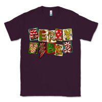 Plum Merry Vibes Classic Tee - FaDigitalArtStudio