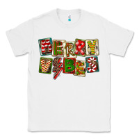 White Merry Vibes Classic Tee - FaDigitalArtStudio