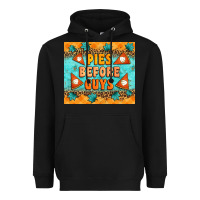 Black Pies Before Guys Heavyweight Hoodie - Artiststas