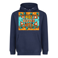 Navy Pies Before Guys Heavyweight Hoodie - Artiststas