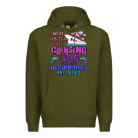 Army Green we're more than just cruising friends Premium Hoodie - MaliasSmallBusiness