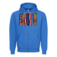 True Royal 4th of July brushstroke Zipper Hoodie - CowGirlArtShop