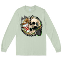 Matcha race skull Long Sleeve Tee - Zillion Design Studio