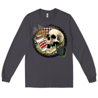 Smoke race skull Long Sleeve Tee - Zillion Design Studio