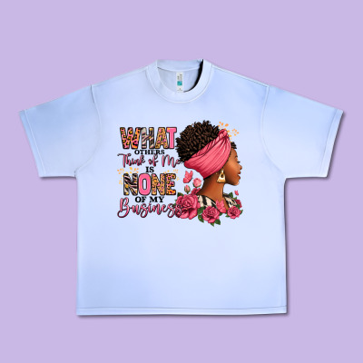 What Other Think Of Me Is None Of My Business Afro Urban Heavy Tee Designed By Ranaportraitstore