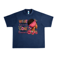 Navy What other think of me is none of my business afro Urban Heavy Tee - RanaPortraitStore