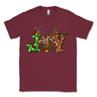 Burgundy christmas joy Classic Tee - RanaPortraitStore