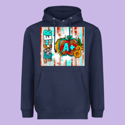Teacher A+ Tumbler Heavyweight Hoodie Designed By Bundleandbundleshop