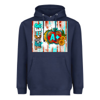 Navy teacher a+ tumbler Heavyweight Hoodie - BundleAndBundleShop