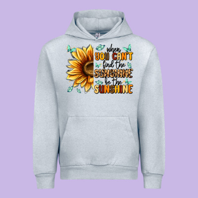 When You Can't Find The Sunshine Be The Sunshine Urban Hoodie Designed By Maliassmallbusiness