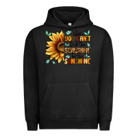 Pigment Black when you can't find the sunshine be the sunshine Urban Hoodie - MaliasSmallBusiness