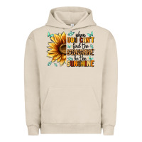 Pigment French Oak when you can't find the sunshine be the sunshine Urban Hoodie - MaliasSmallBusiness