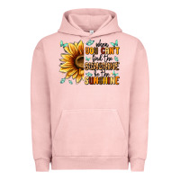 Pigment Salmon when you can't find the sunshine be the sunshine Urban Hoodie - MaliasSmallBusiness