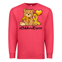 Cardinal childhood cancer and cancer ribbon Premium Sweatshirt - AdoDesignShop