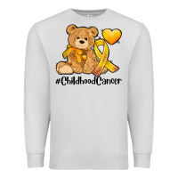 Dove Grey childhood cancer and cancer ribbon Premium Sweatshirt - AdoDesignShop