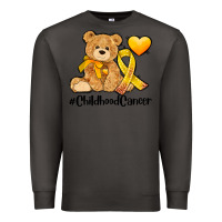 Smoke childhood cancer and cancer ribbon Premium Sweatshirt - AdoDesignShop