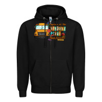 Black captain of struggle bus busdriver Zipper Hoodie - CowhideDigitalArt