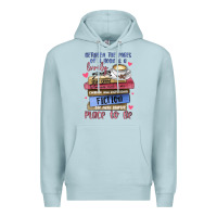 Blue Mist between the pages of a book is lovely place to be Premium Hoodie - MaliasSmallBusiness