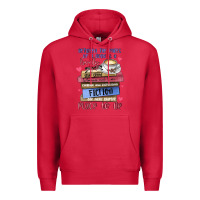 Cardinal between the pages of a book is lovely place to be Premium Hoodie - MaliasSmallBusiness