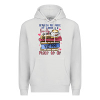 Dove Grey between the pages of a book is lovely place to be Premium Hoodie - MaliasSmallBusiness