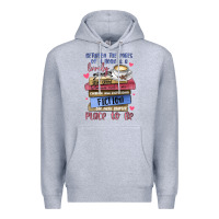 Heather Grey between the pages of a book is lovely place to be Premium Hoodie - MaliasSmallBusiness