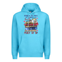 Ocean Blue between the pages of a book is lovely place to be Premium Hoodie - MaliasSmallBusiness