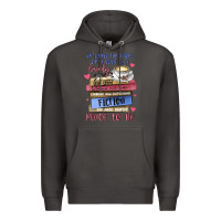 Smoke between the pages of a book is lovely place to be Premium Hoodie - MaliasSmallBusiness