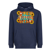 Navy Pies Before Guys Heavyweight Hoodie - Artiststas