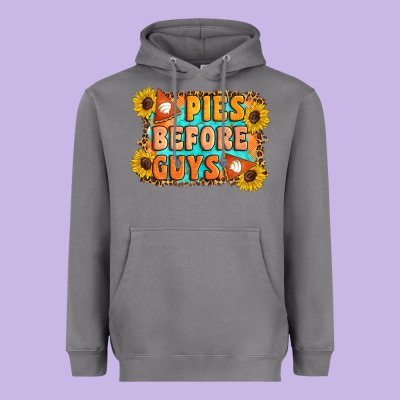 Pies Before Guys Heavyweight Hoodie Designed By Artiststas