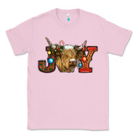 Bubblegum Pink christmas joy cow Classic Tee - RanaPortraitStore